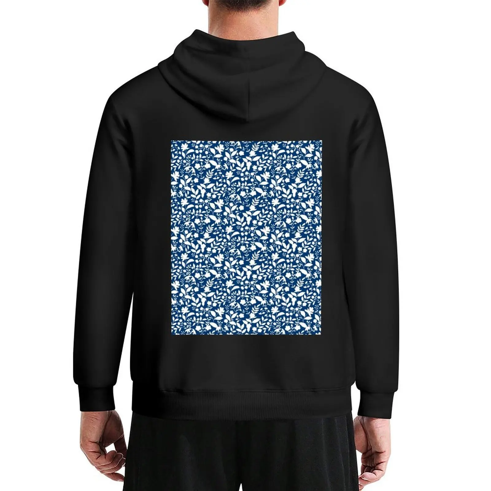 

Romantic Flowers - Navy Hoodie winter clothes korean style clothes blouse autumn new products new in hoodies
