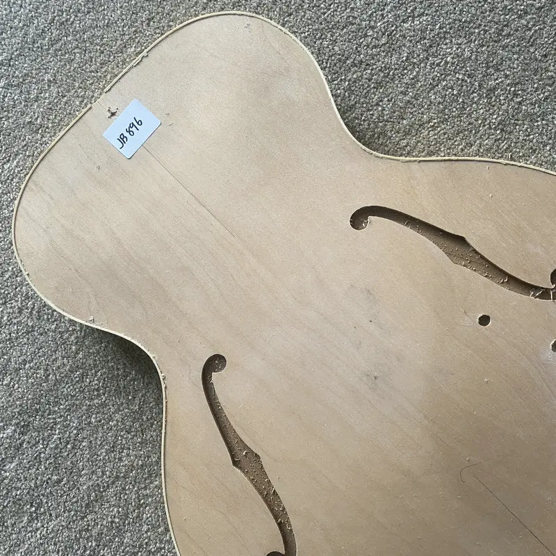 JB896 Semi Hollowbody Natural Maple Genuine EPI 6 String Electric Guitar Body Unfinished Version DIY Replace USE