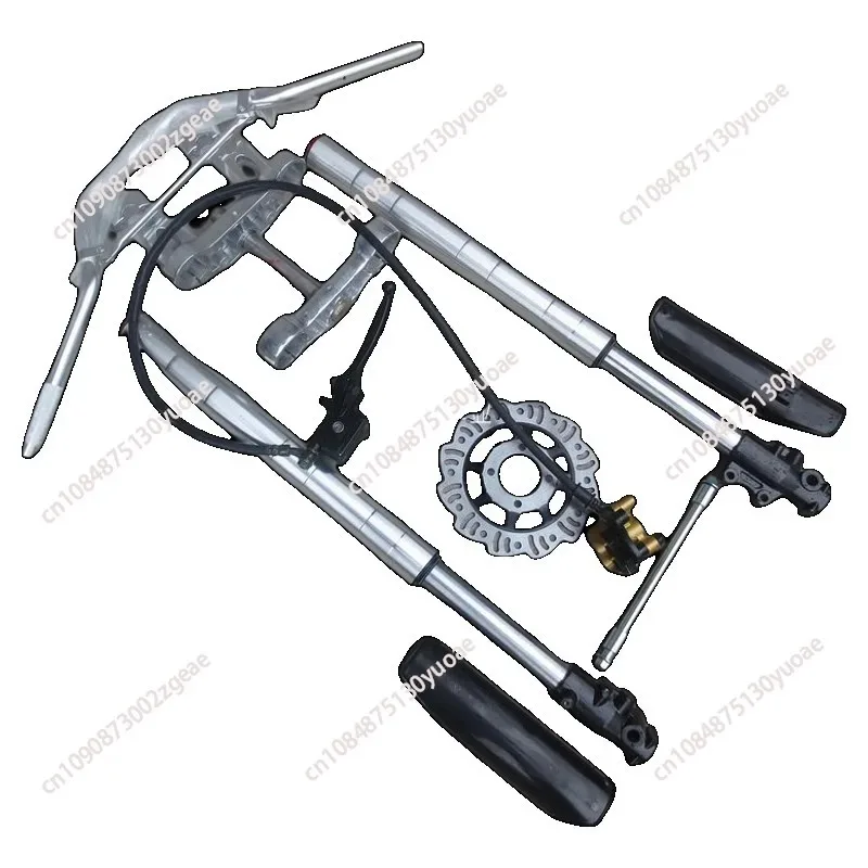 Motocross Module Kit, 710mm Inverted Front Shock Absorber + Guide Compact with Front Brakes