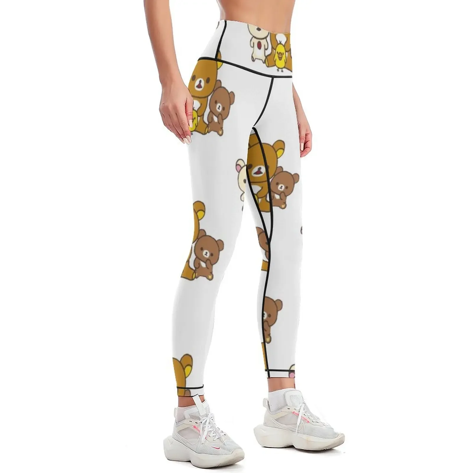 Rilakkuma Farm Leggings sport set Jogger pants sportswear gym Female legging pants Womens Leggings