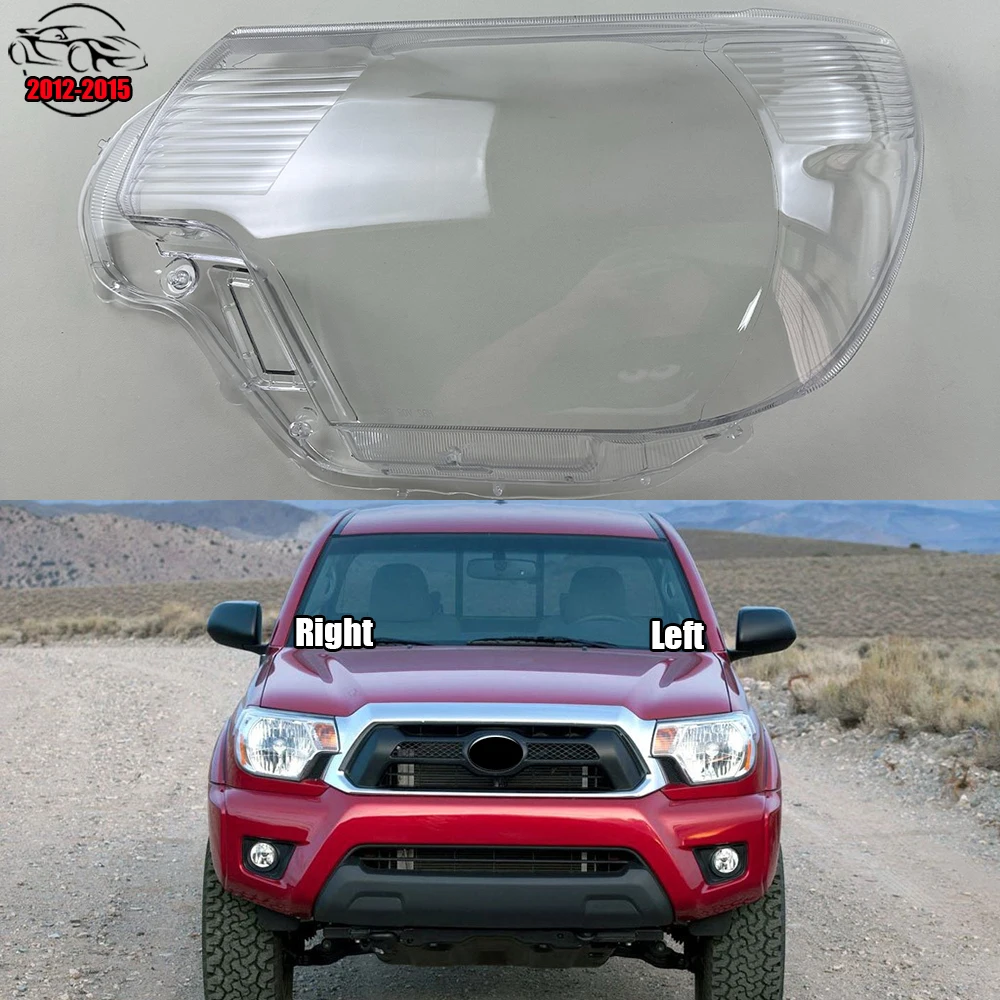 

Transparent Light Case For Toyota Tacoma 2012-2015 Front Headlight Lens Cover Headlamp Lampshade Glass Lamp Shell Caps