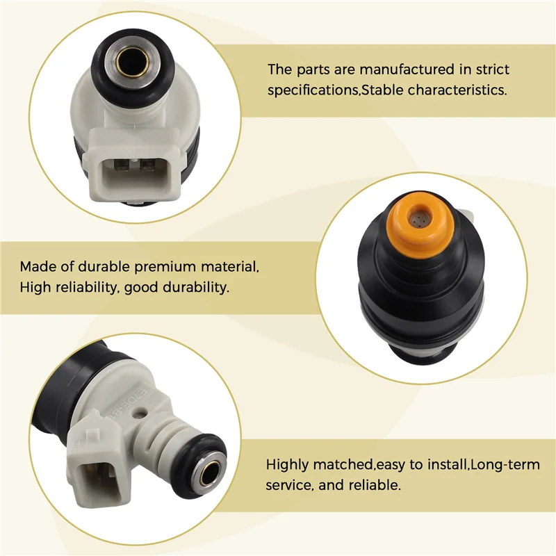 

Superior-6Pcs 0280150727 New Fuel Injector Nozzle For Ford Ranger Tempo Mazda B2300 2.3L 85-97