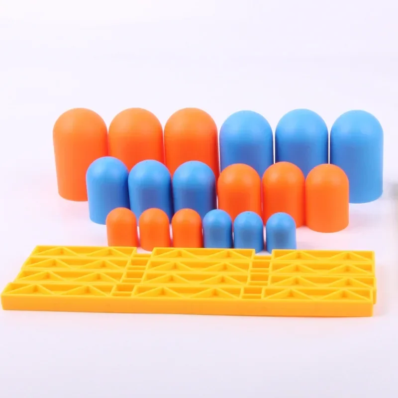 Colorful Three-in-a-Row Board Game - Large Anti-Choke Pieces & Educational Plastic Toy Logic Training Gift  Birthday Parties