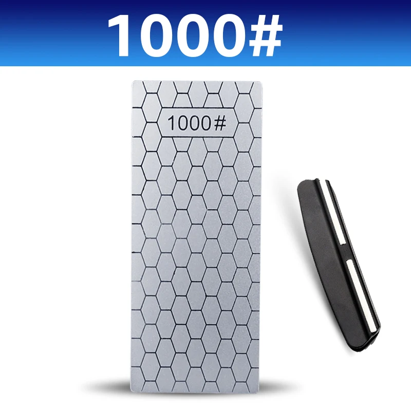 Diamantmesser Schleifstein 400 # 1000 # 600 # Schleifstein-Messerschärfer, ultradünnes Schleifstein-Set mit Wabenoberfläche