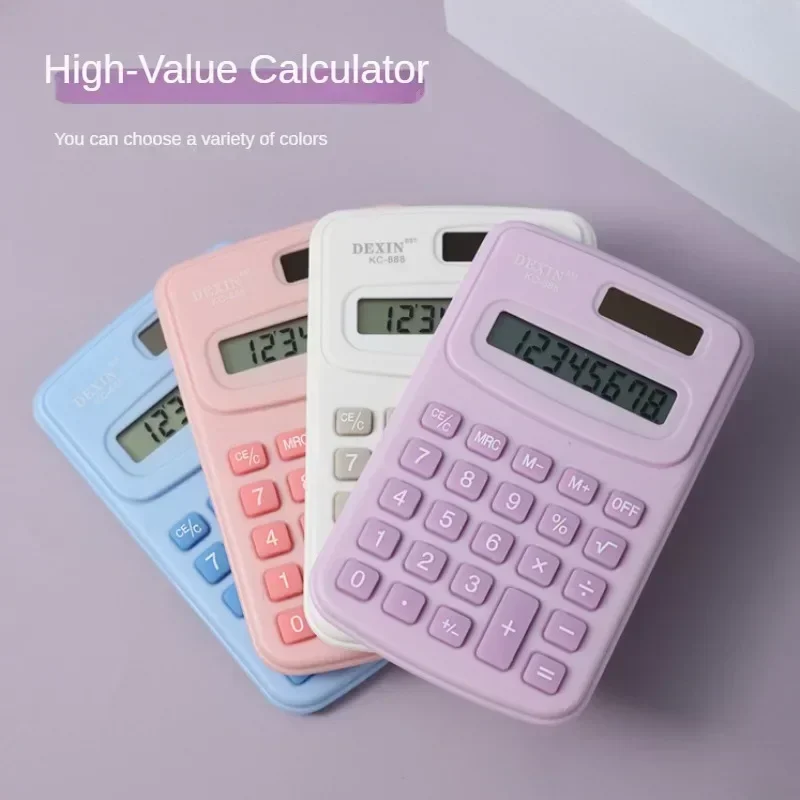 2024 Nueva calculadora pequeña Calculadora silenciosa Versión mini Calculadora portátil auxiliar de aprendizaje