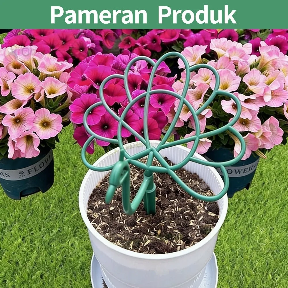 New Outdoor Peacock Shape Trellis Pot Holder Stick Frame Garden Plant Stake Flower Climb Frame Courtyard Flowers