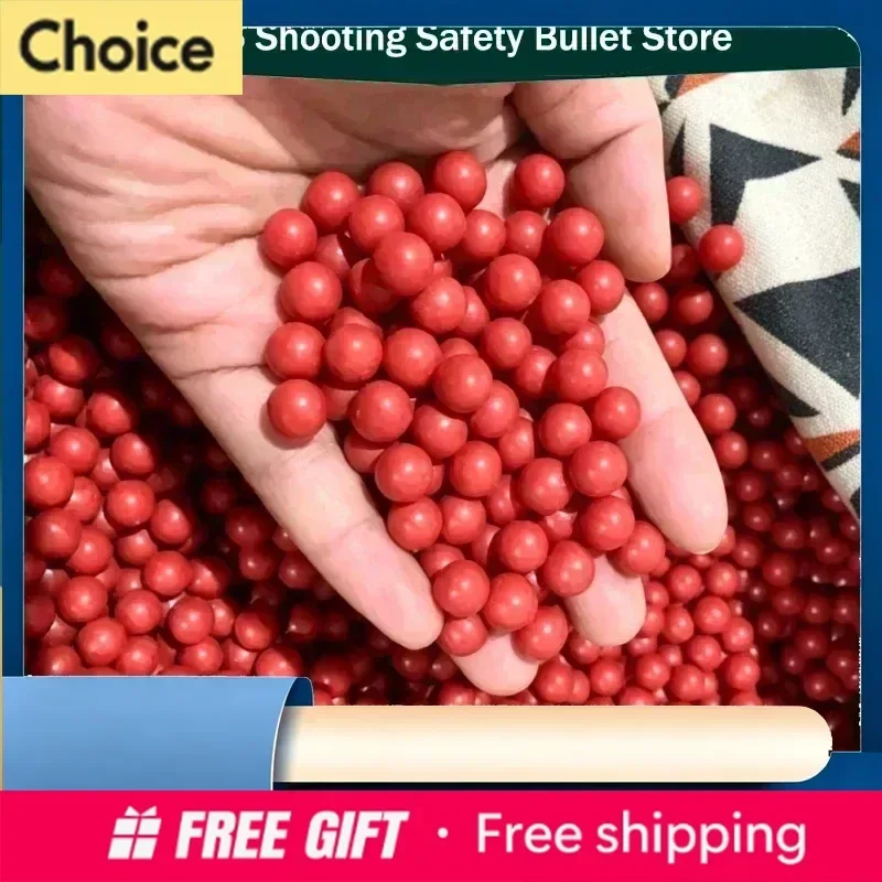 

New 2027Is2028cool 500PCS/Bag Small Red Soft Rubber Spheres Lightweight Kids Outdoor Interactive Toy Parts 1Bag/2Bag/3Bag/5Bag
