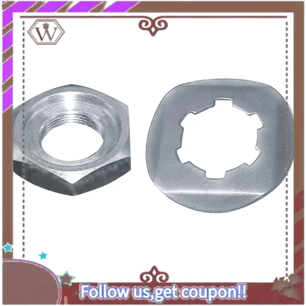 A57E-For Yamaha Banshee YFZ350 YZF600R FZS 600 Front Sprocket Nut Lock Washer 90179-18020-00/90215-21239-00