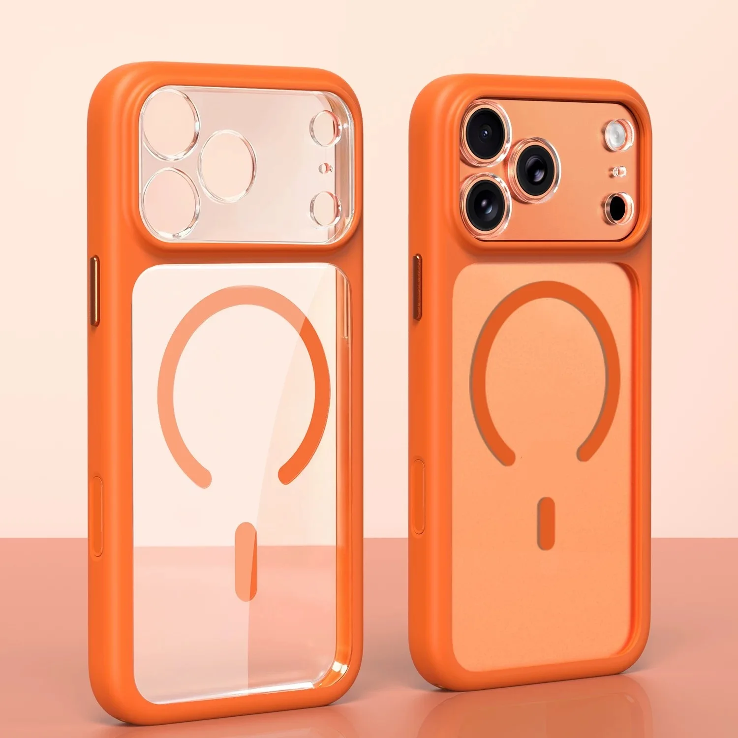 

Чехол с магнитной кнопкой камеры для iPhone 17 Pro, противоударный чехол для iPhone 16 17 pro max, чехол с прозрачным объективом Magsafe Macsafe