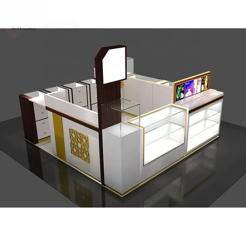 (Op Maat) Mobiele Accessoires Kiosk Display Teller Sunglass Parfum Cosmetische Winkel Display Rekken Sieraden Mobiele Telefoon Winkelcentrum K