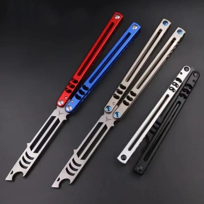 

Madko (Mad Mako) Clone Trainer Bottle Opener 7075 Aluminum Titanium Channel Handle Zen Pins EDC