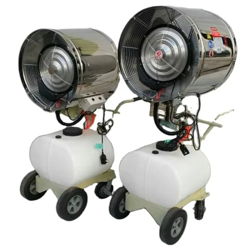 AC atomization Water atomizer system Agricultural greenhouse Water spray cooling Mist fan for humidification of poultry farms