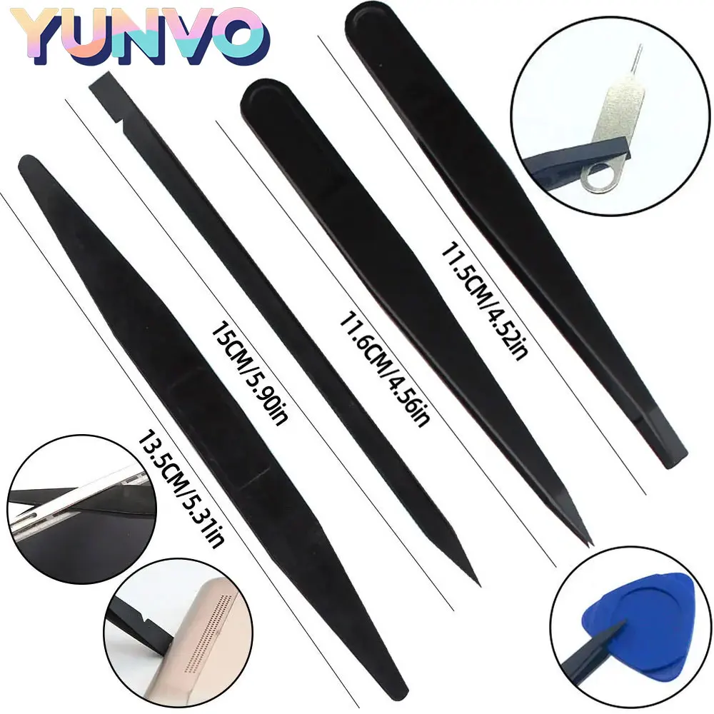 34Pcs Mobile Phone Repair Tools Plastic Pry Bar Blade Opening Screwdriver for Screen iPhone Laptop Computer Disassemble Hand Kit