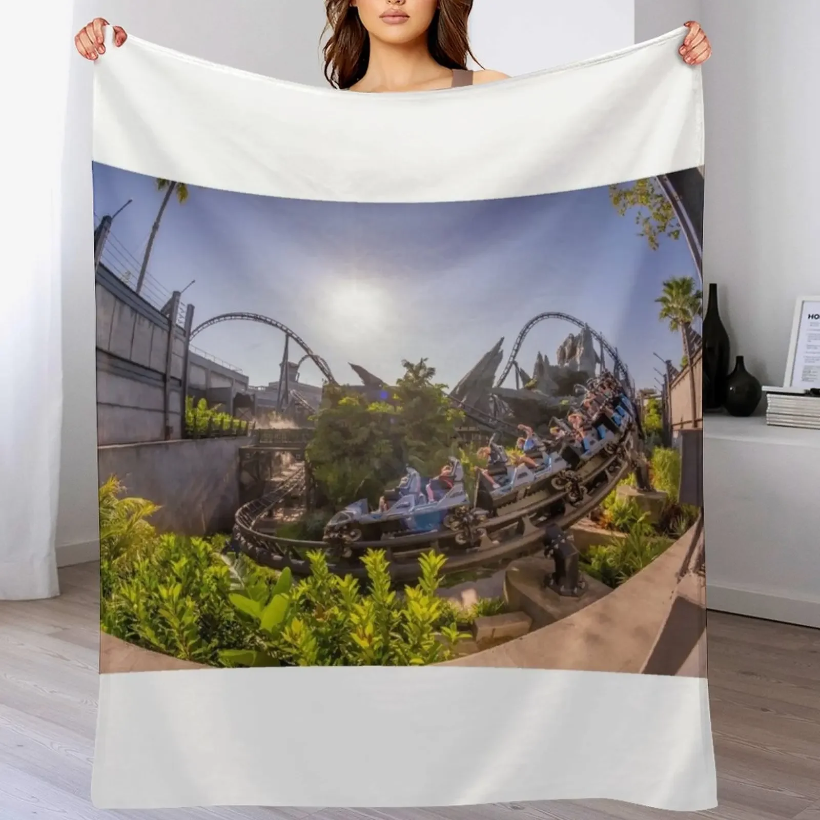 

Velocicoaster Throw Blanket For Sofa Thin wednesday Thin Soft Blankets