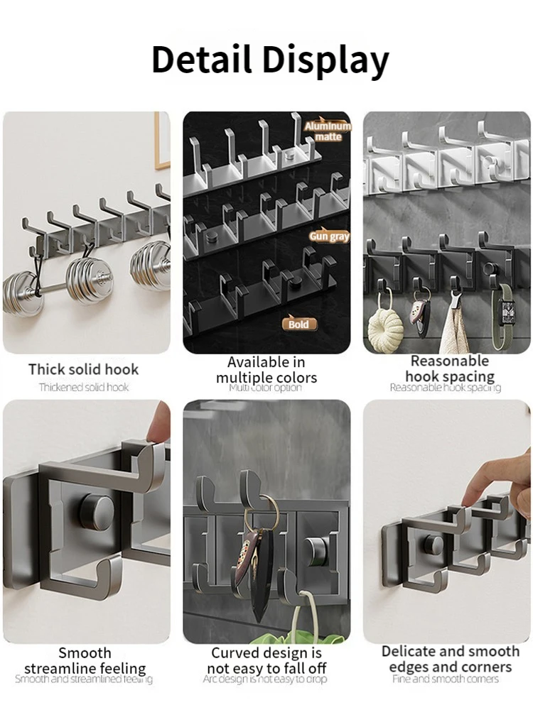 No need to drill the hook behind the door storage wall hangers coat and hat hooks hangers bedroom storage racks kitchen hooks