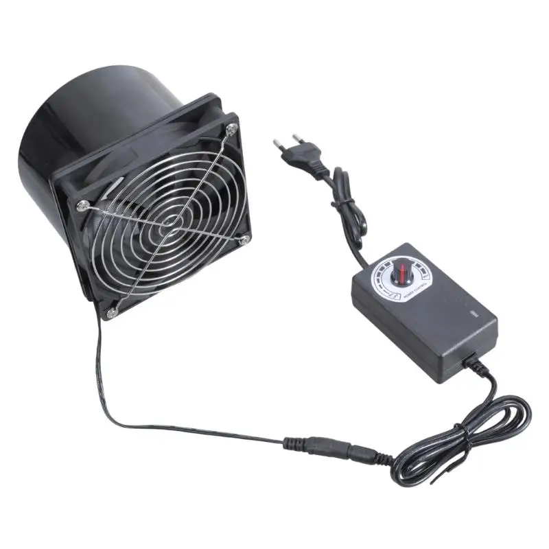 652F Versatile 10cm Variable Speed Exhaust Fan For Electronics And Small Space Air Circulation Fan Ventilation Blower