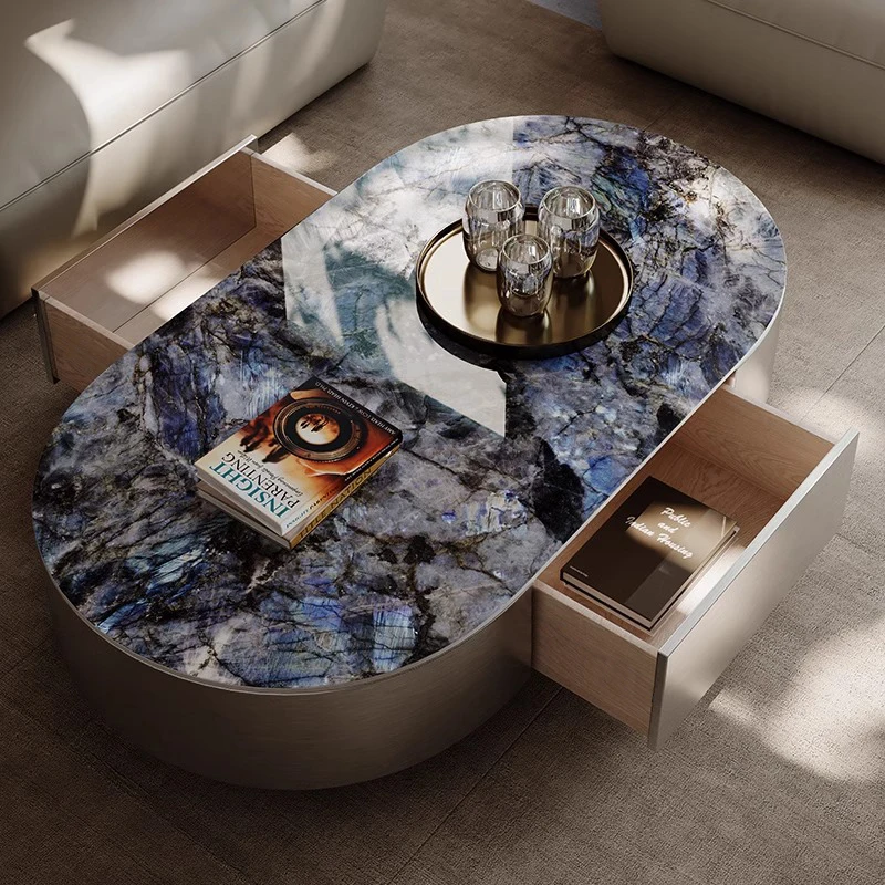 طاولة القهوة الحديثة الأنيقة الجمال العصرية حساسية جودة طاولات القهوة توفير المساحة أثاث غرفة المعيشة ميسا دي سنترو سالا #2