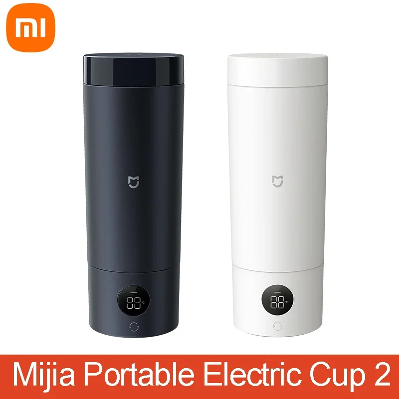 

Xiaomi Mijia Smart Portable Electric Heating Cup 2 Temperature LED Thermos 316 Stainless Steel Boiling Cup Kettle For Travel