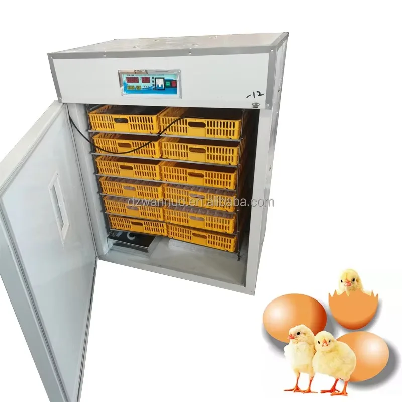 Wholesale New Full-automatic Industrial Large-Sized Egg Incubator 1056 Chicken Eggs Goose Duck Turkey Ostrich Quail