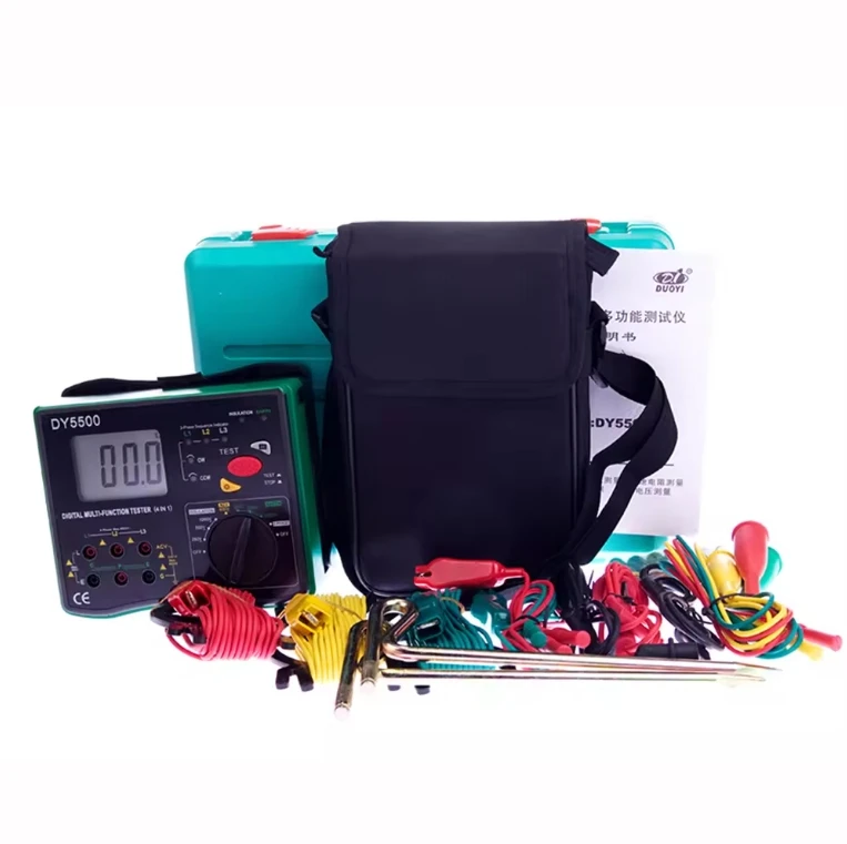 YYHC- ใหม่เครื่องทดสอบฉนวน Earth Tester Meter โวลต์มิเตอร์ตัวบ่งชี้เฟส 4 in 1