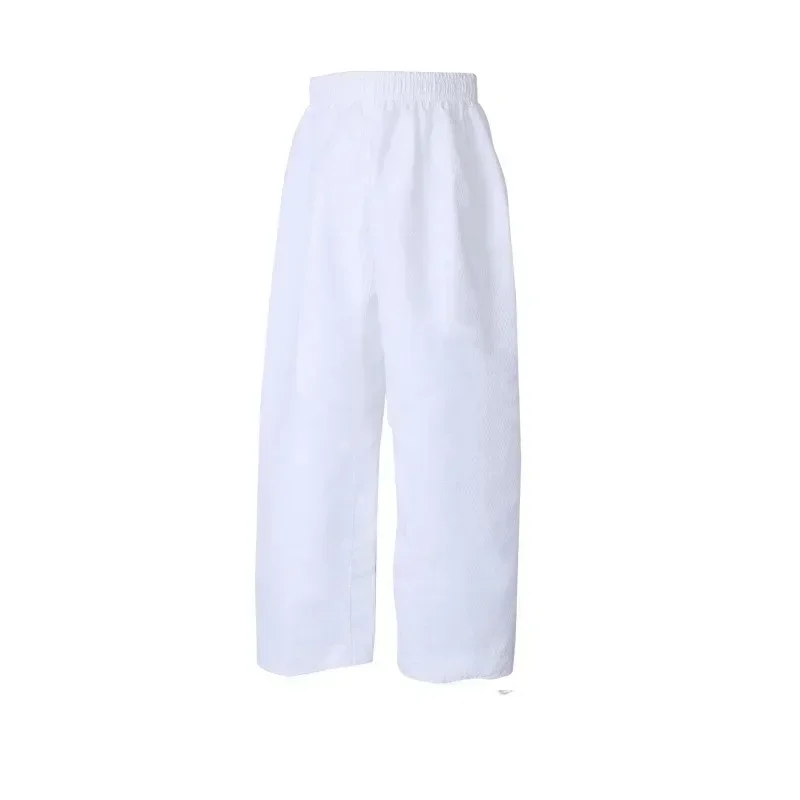 Taekwondo Pants Adult Children's White Black Polyester Cotton Pants Shorts Kids Breathable Lightweight Pants Sports Trousers Boy