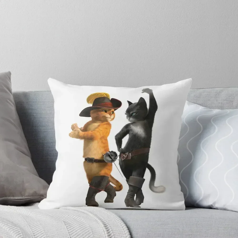 

Puss in Boots Throw Pillow Pillow Decor Cushion Cover Luxury Sofas Covers Sitting Cushion pillow