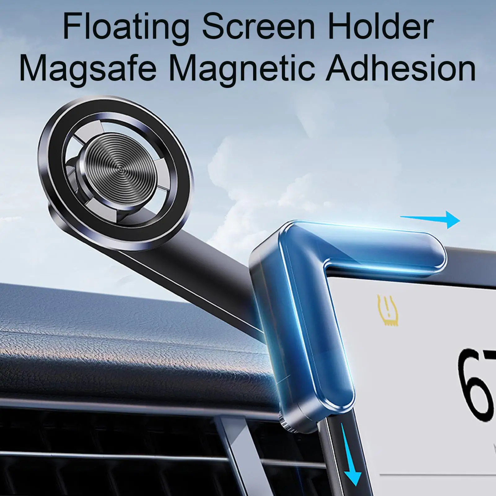 

For model y Magnetic Phone Holder for Car Automotive Smartphone Stand Cell Phone Car Mount Automotive Truck Interior Center