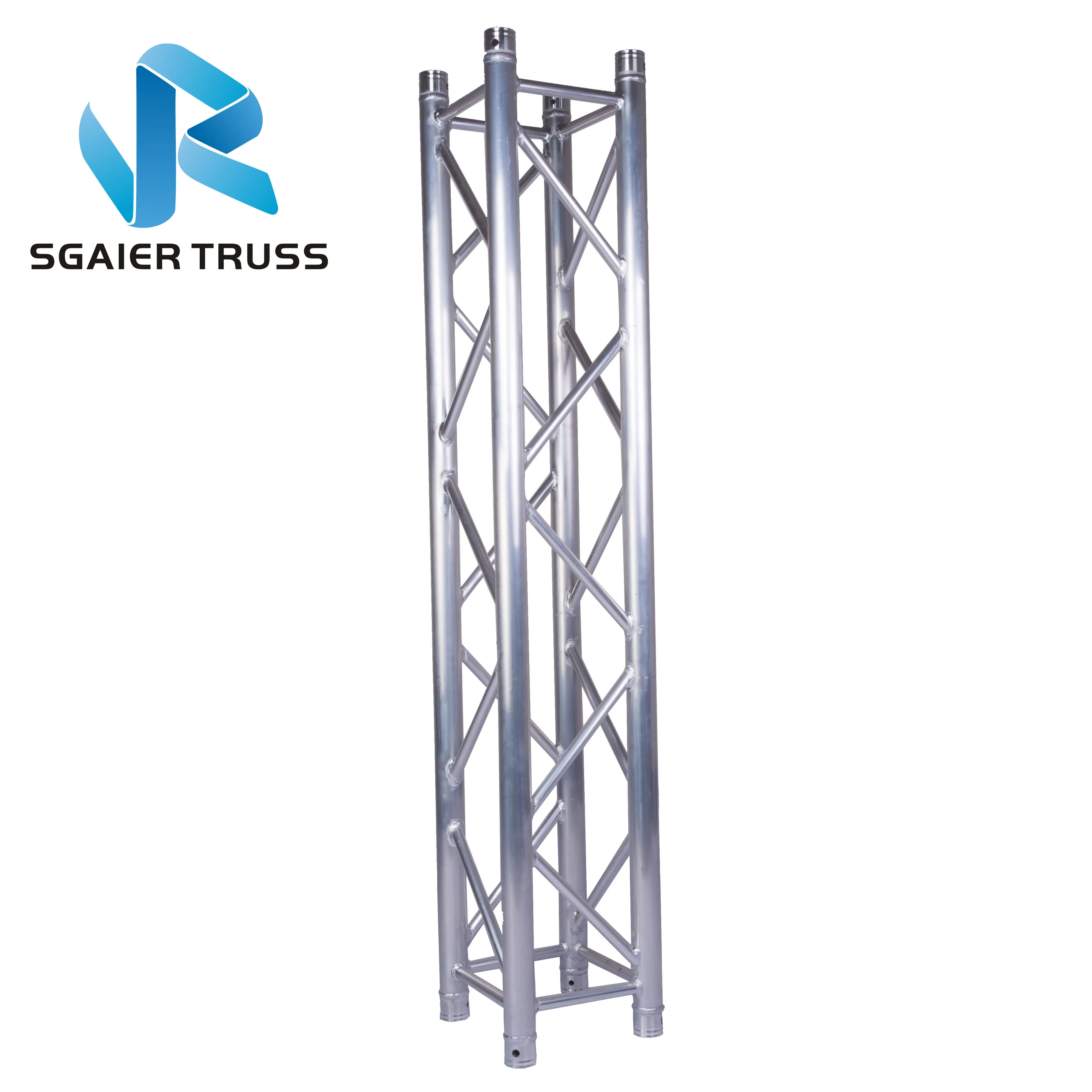 290*290mm Aluminum Spigot Easy Install Light Weight Wedding Truss Small Decoration Stage Lighting Truss