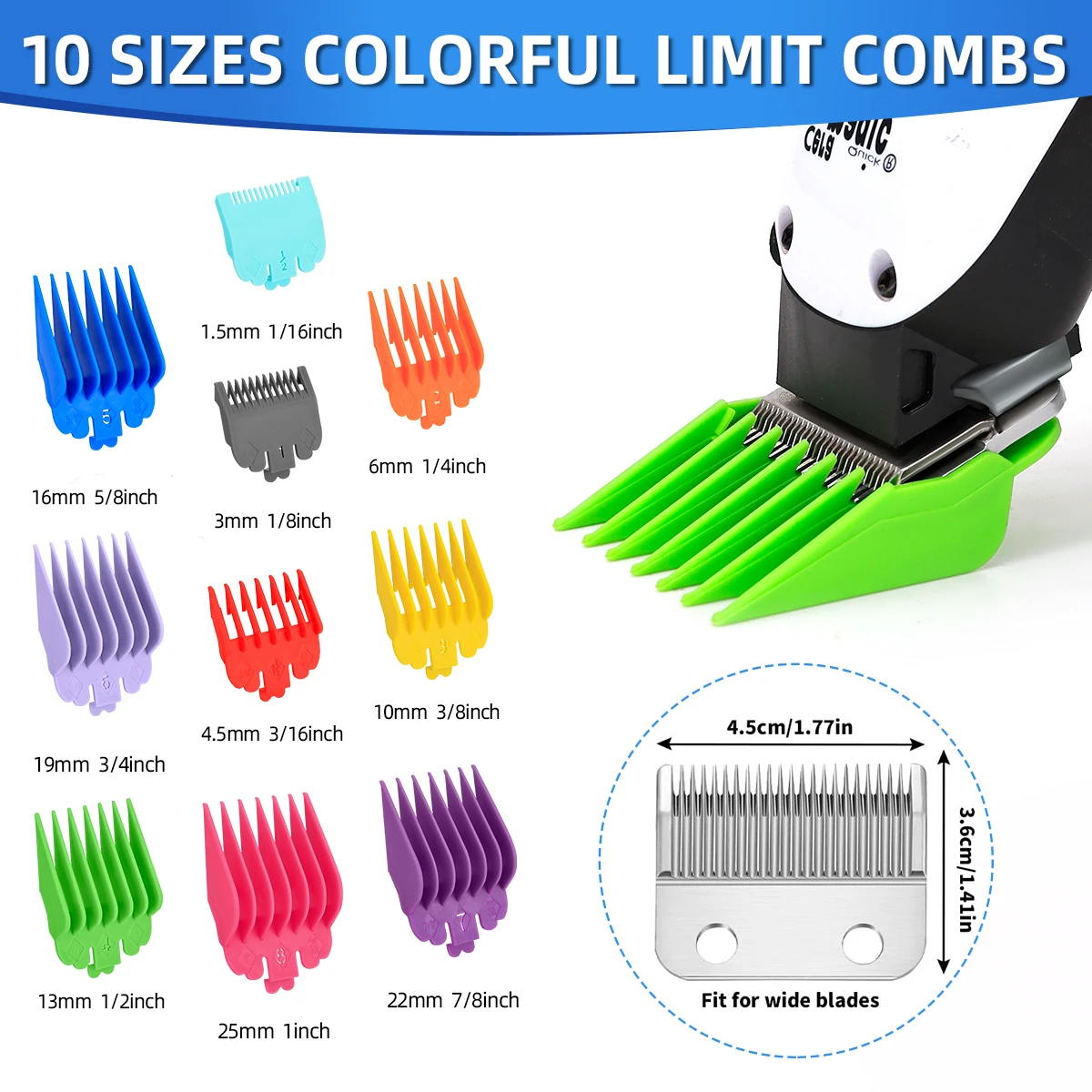 10Psc Universele Tondeuse Guar - Clipper Guard Guide Combs Set recensie en prijs