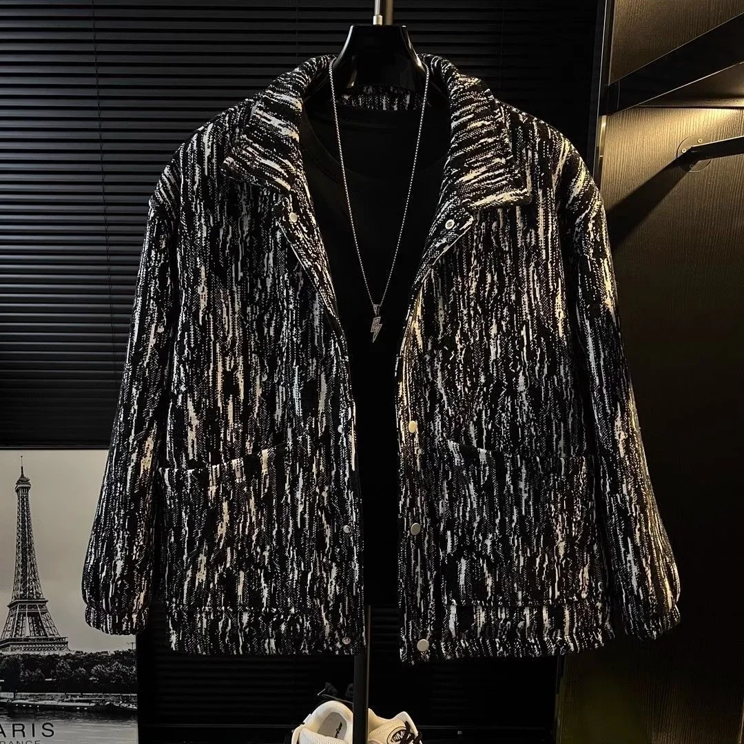 

Мужская повседневная куртка американского стиля, свободного кроя, утепленная, осенне-зимняя, новая, модная, брендовая, молодежная, из полиэстера