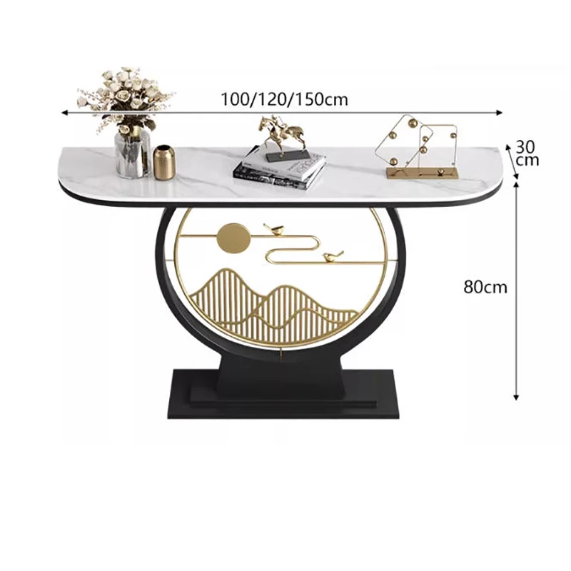 Nordic Console Table Modern Simple Elegant Chic Luxury Stylish Entry Salon Tafel Woonkamer Living Room Furniture