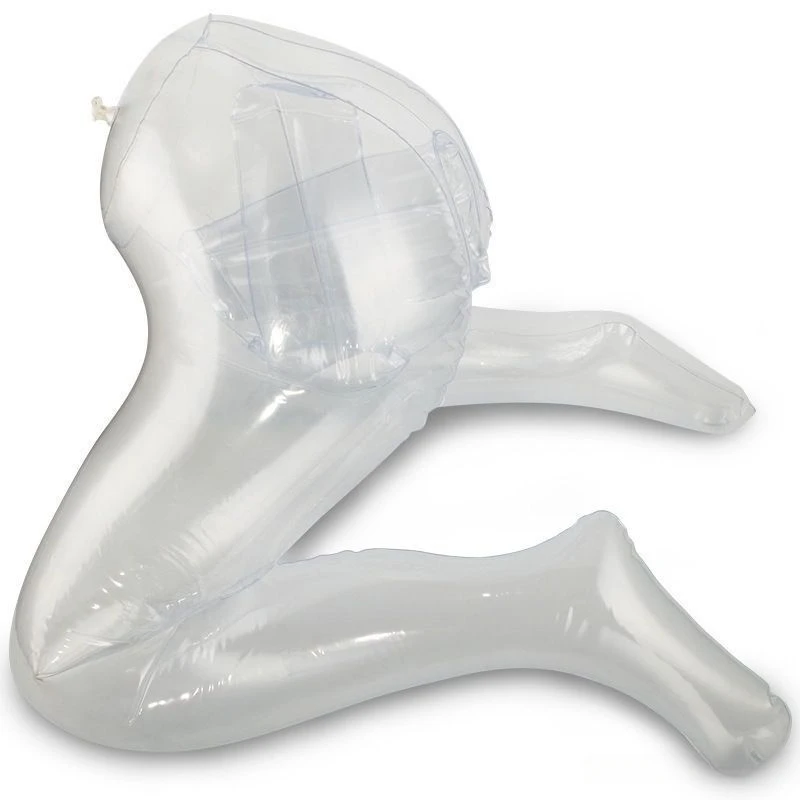 Transparent Inflatable Doll Male Masturbation Stand Female Doll Leg With Vagina Toy Men\'S Suitable Penis Massager Adult Supplies