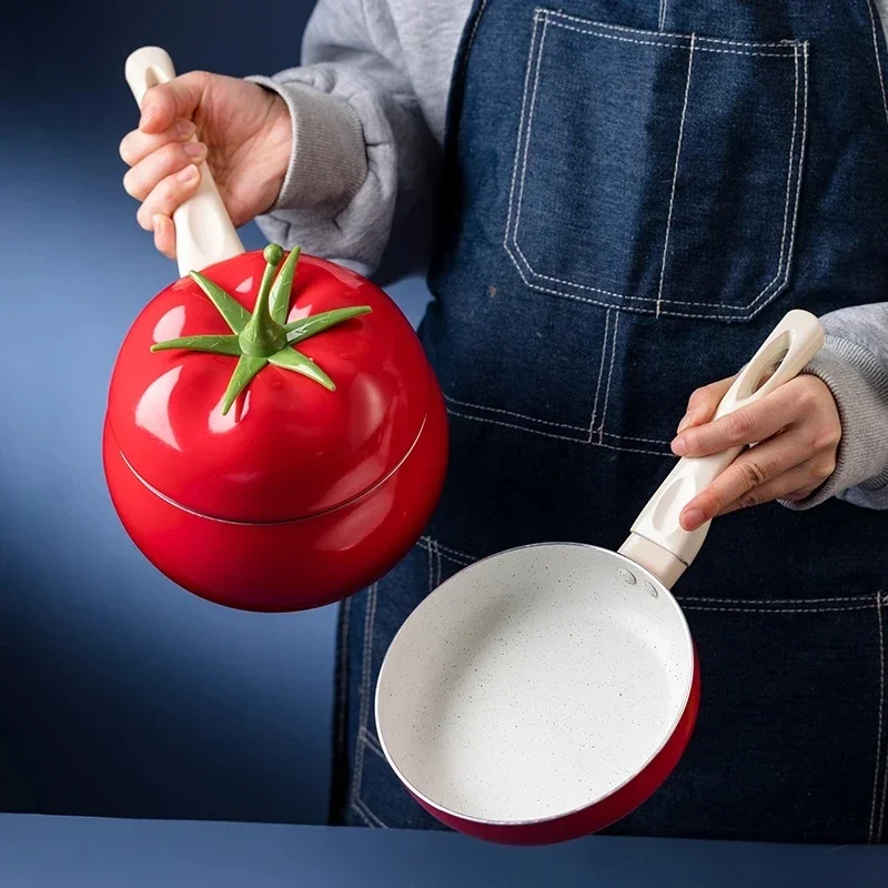 

Сковорода для фруктов и помидоров, кастрюля, кастрюля, индукционная плита, посуда с антипригарным покрытием