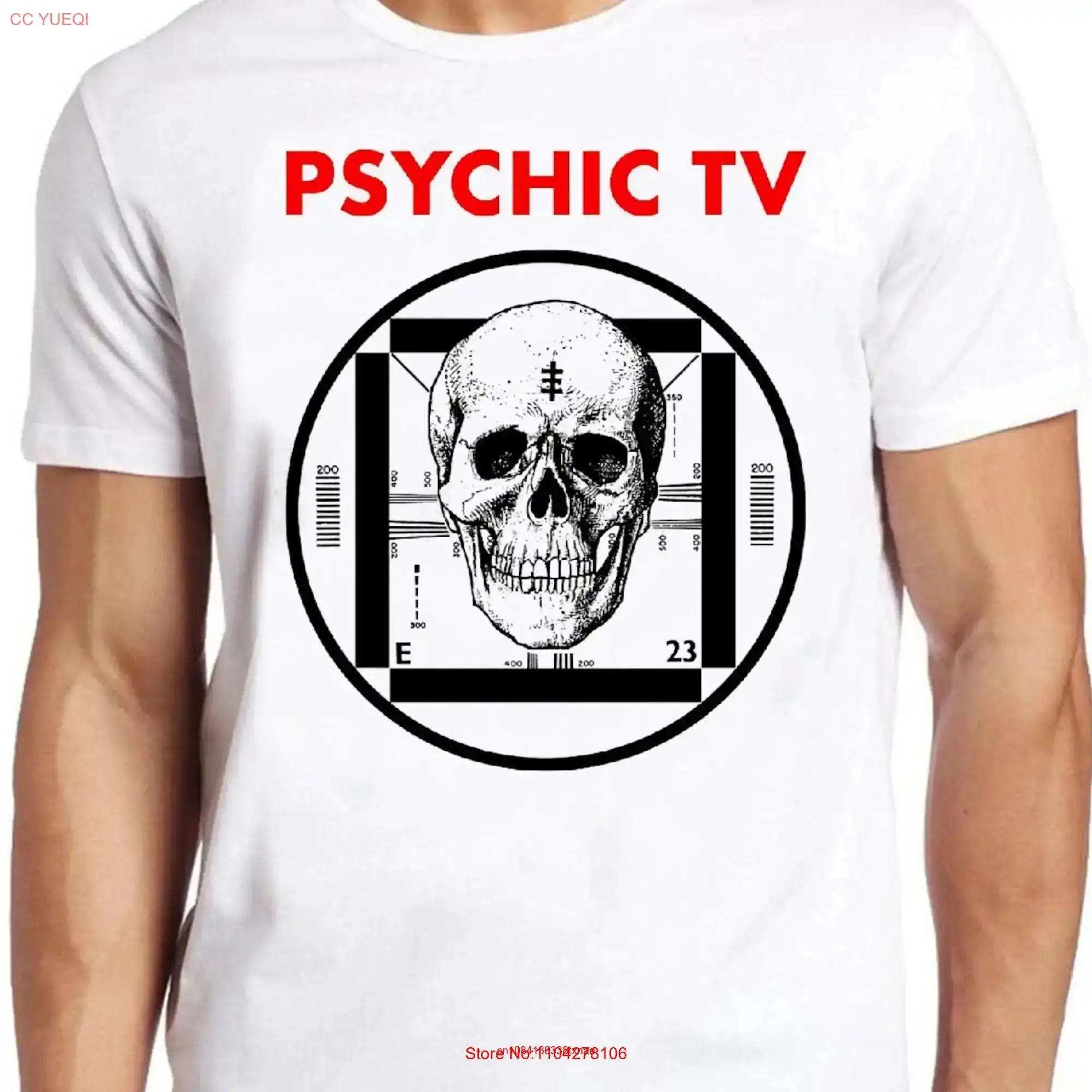 Psychic Tv T Shirt B1738 Force The Hand of Change Punk Retro Cool Top long or short sleeves