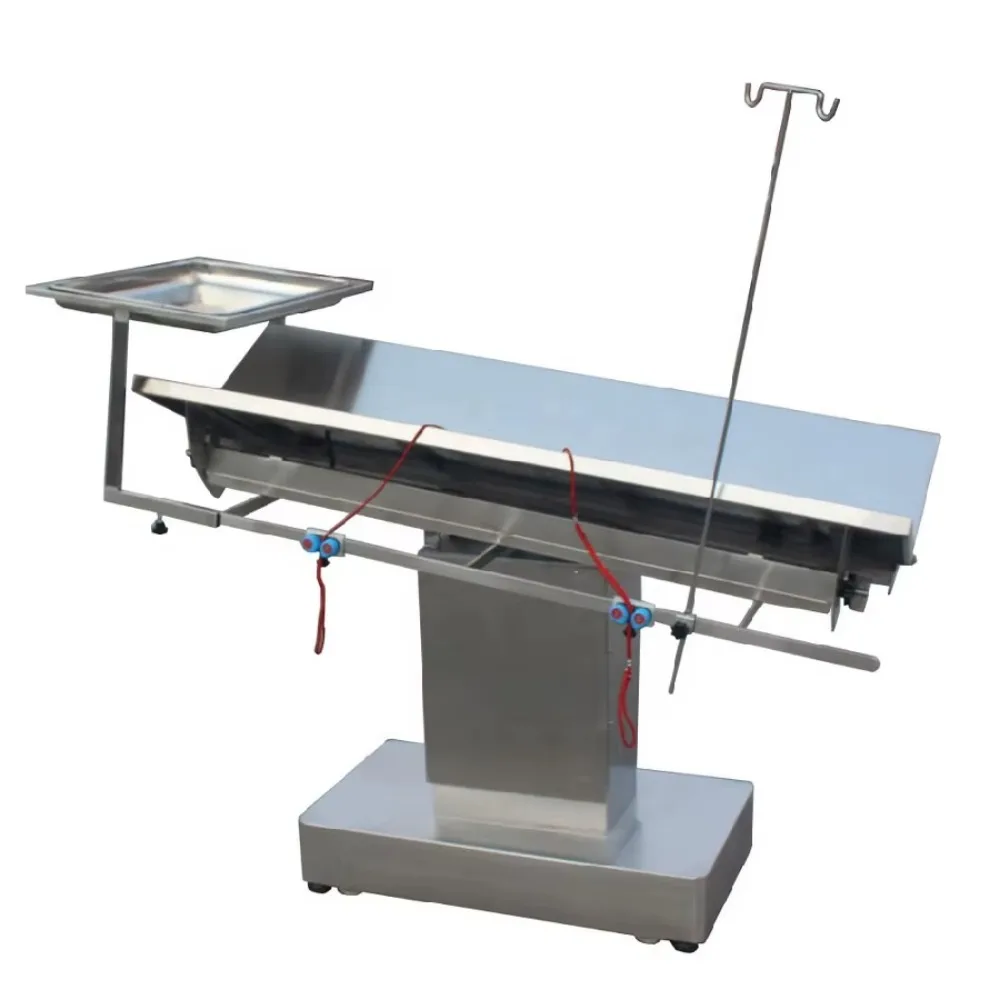 Medical Animal Veterinary Clinic 304 Stainless Steel Bilateral Inclined Constant Temperature Pet Operating Table