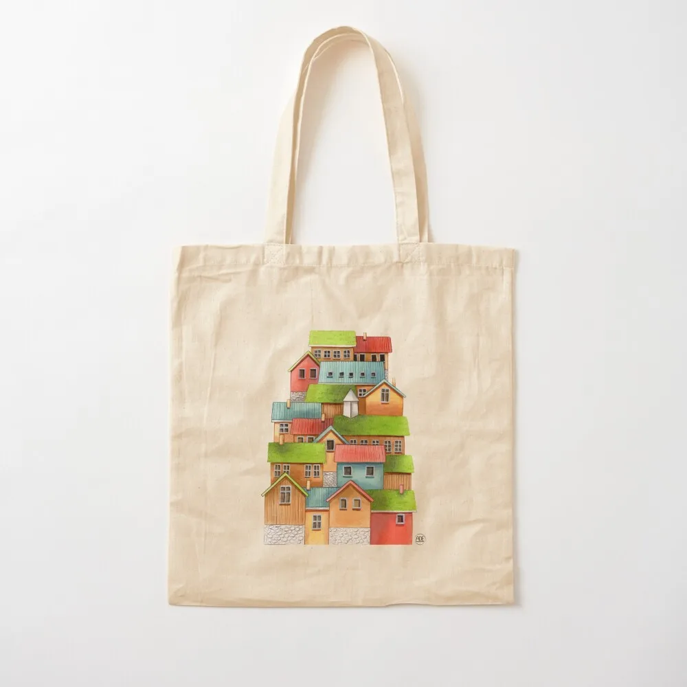 جزر فارو، الدنمارك حمل حقيبة سيدة حقيبة صديقة للبيئة حقيبة تسوق قابلة للطي حقائب سيدة #2