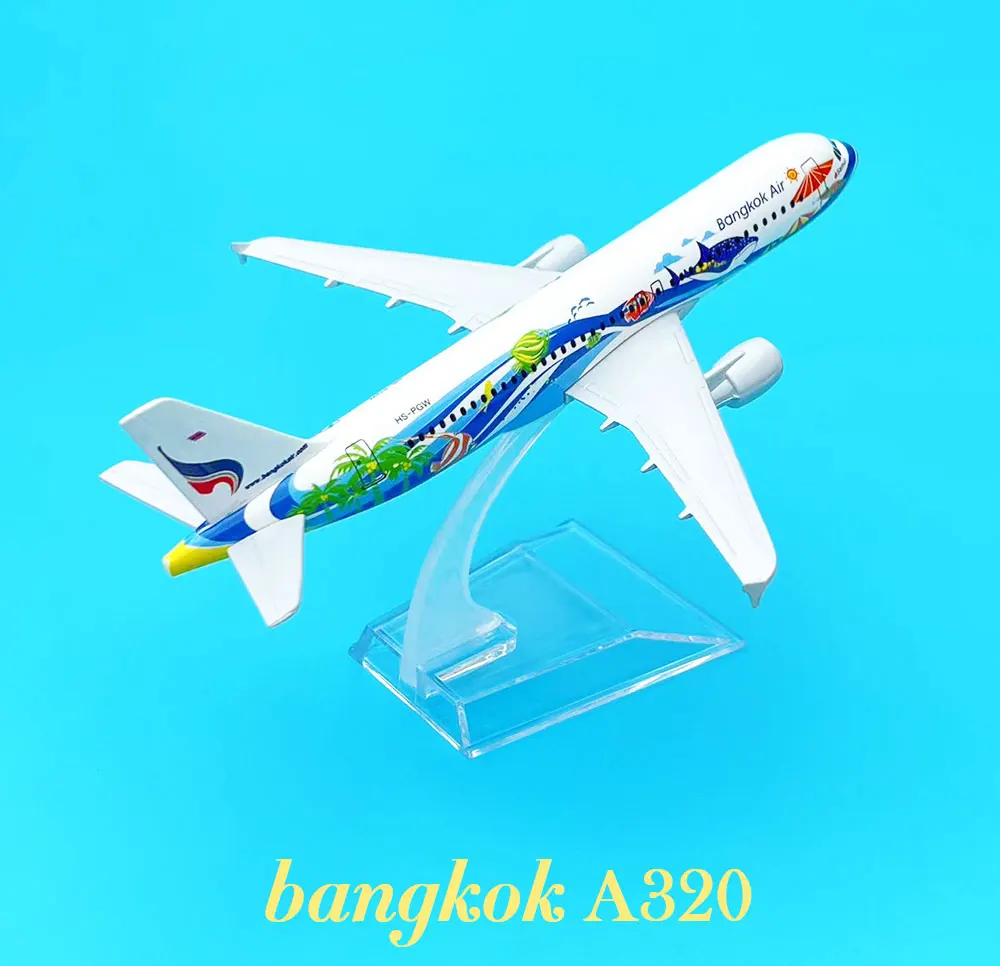 

Scale 1:400 Bangkok A320 Airlines Boeing Aircraft Model - Ideal Addition to any Diecast Aircraft Collection