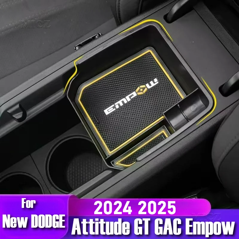 

Для нового DODGE Attitude GT GAC Empow 2024 2025 автомобильные аксессуары контейнер центральный подлокотник ящик для хранения подлокотник контейнер коробка пластик