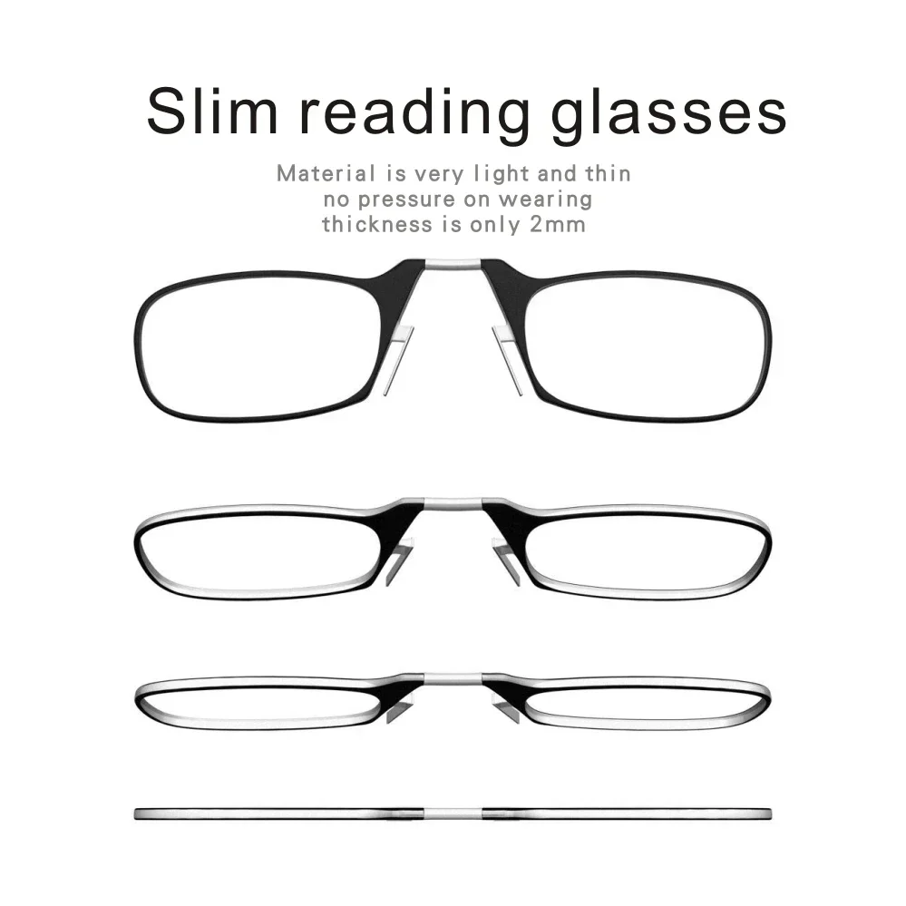 eyeglasses without temples eyeglasses for phone eyeglasses mens reading glasses womens fashion magnifying glasses clear frame