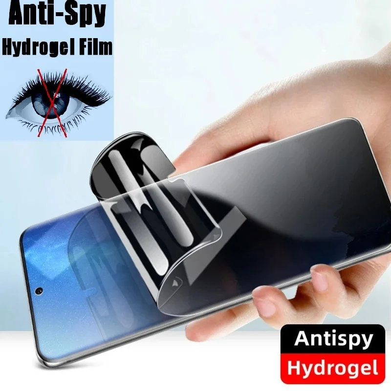 Anti-Spy Privacy Hydrogel Film Screen Protector For Infinix Note 30 X6833B Note 30i Hot 30i X669C Hot 30 Play Smart 7 HD Hot 30