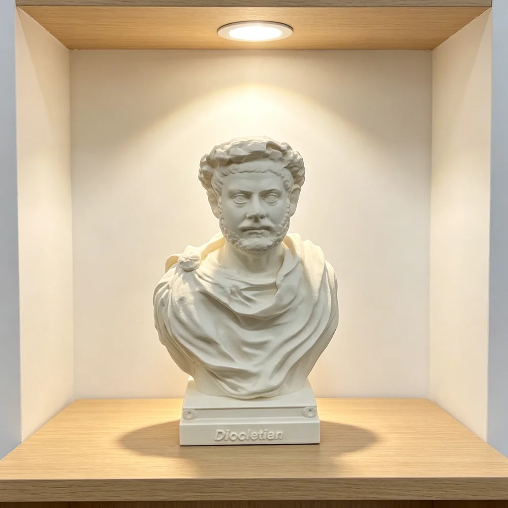 110cm/15cm/25cm Diocletian Bust Model Statues of Roman Emperors 3D Printed PLA Figurines Miniatures Deocration Craft Gift