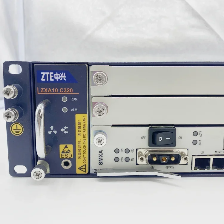 OLT zt C320 GPON OLT With GTGH 16 Ports OLT GPON 10G+1G AC Uplink Board