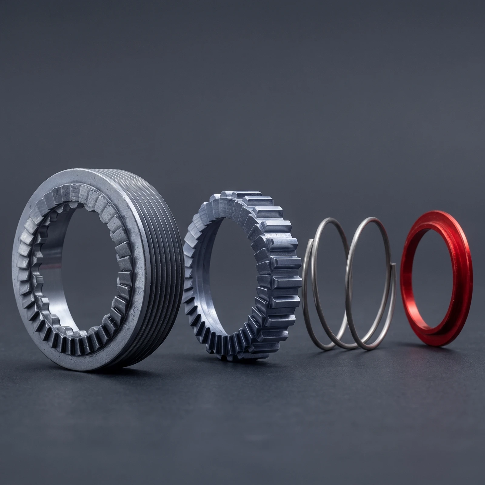 2 Pieces Ratchet Gear with Spring Long-Lasting Ratchet Gear Freehub Spring Lightweight Hub Part Responsive for Mechanics