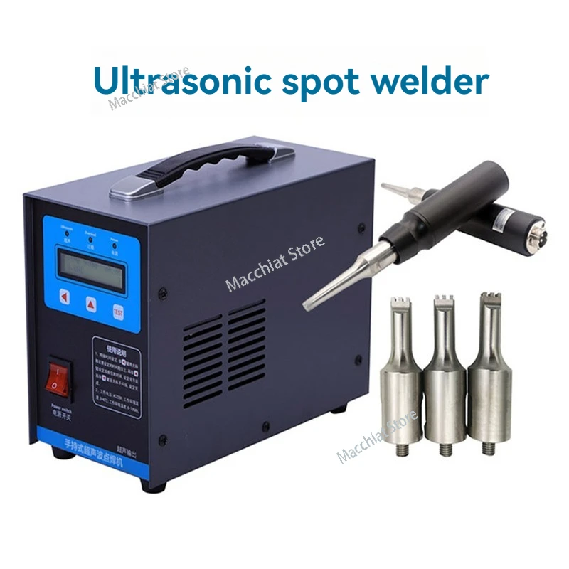 Handheld ultrasonic spot welder welding machine with cloth plastic  car interior door panel modified  gun