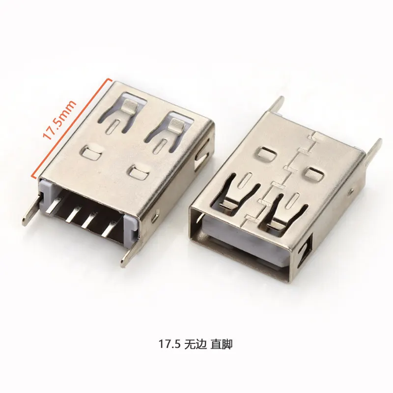 10 Stück USB 2.0 Buchsenstecker 10,0/13,0/13,7/15,0/17,5/19,6/20,5/24,5 MM Gerader Stecker Ladeanschluss AF180 ° für Elektronik – Detail 16