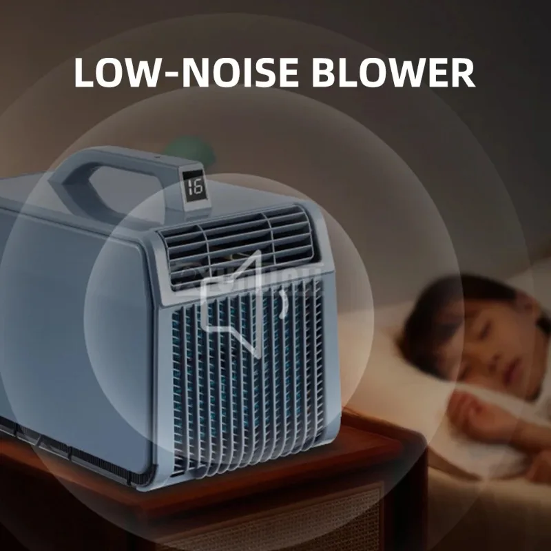 Acondicionado Portatil Tienda de campaña cálida y fría Aire acondicionado Control de clima Calentador Enfriador Unidad de aire acondicionado móvil