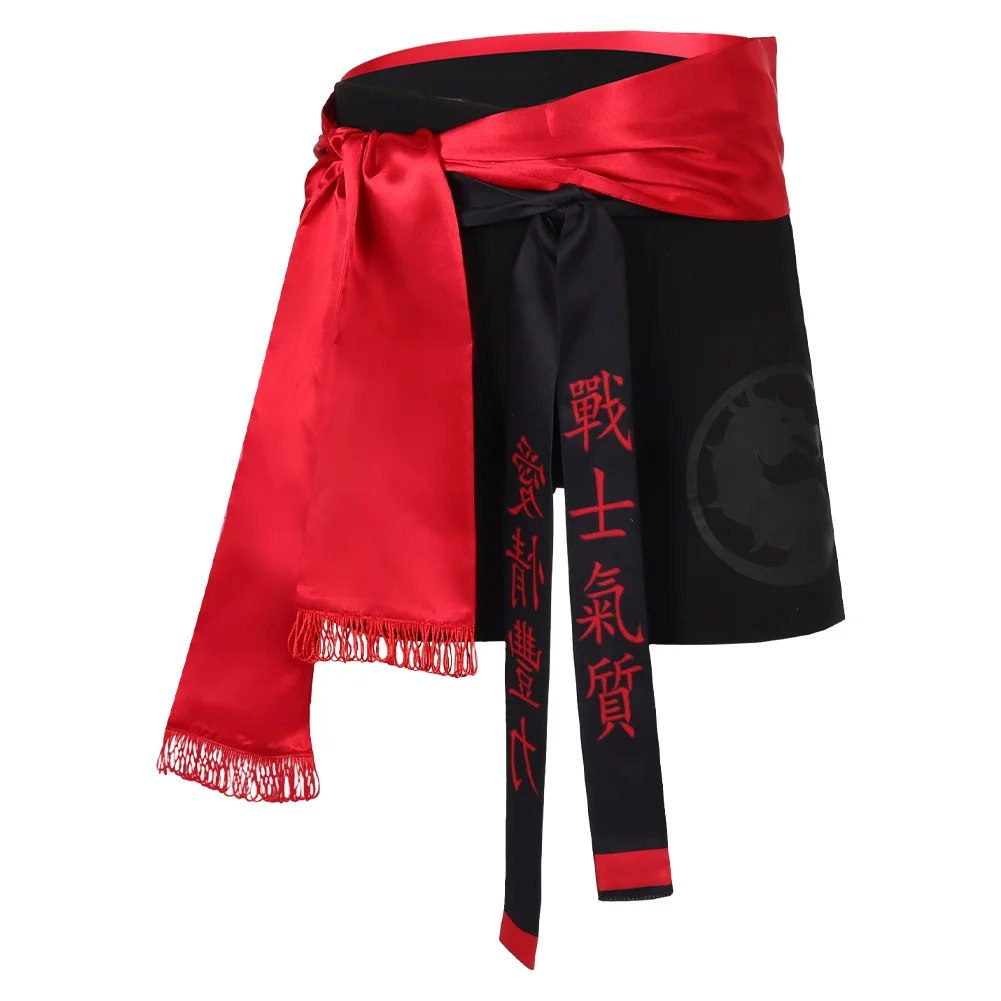 Johnny Käfig Hosen Cosplay Kostüm Spiel sterblich cos Kombat Hosen Shorts Männer männliche Outfits Halloween Karneval Party Verkleidung Anzug