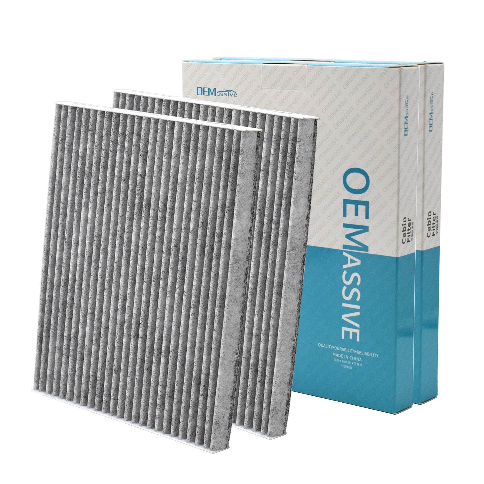 2X Car Activated Carbon Pollen Cabin Air Filter 97133-2E250 97133-2E260 For Hyundai Tucson JM IX35 LM Kia Sorento JC Sportage SL