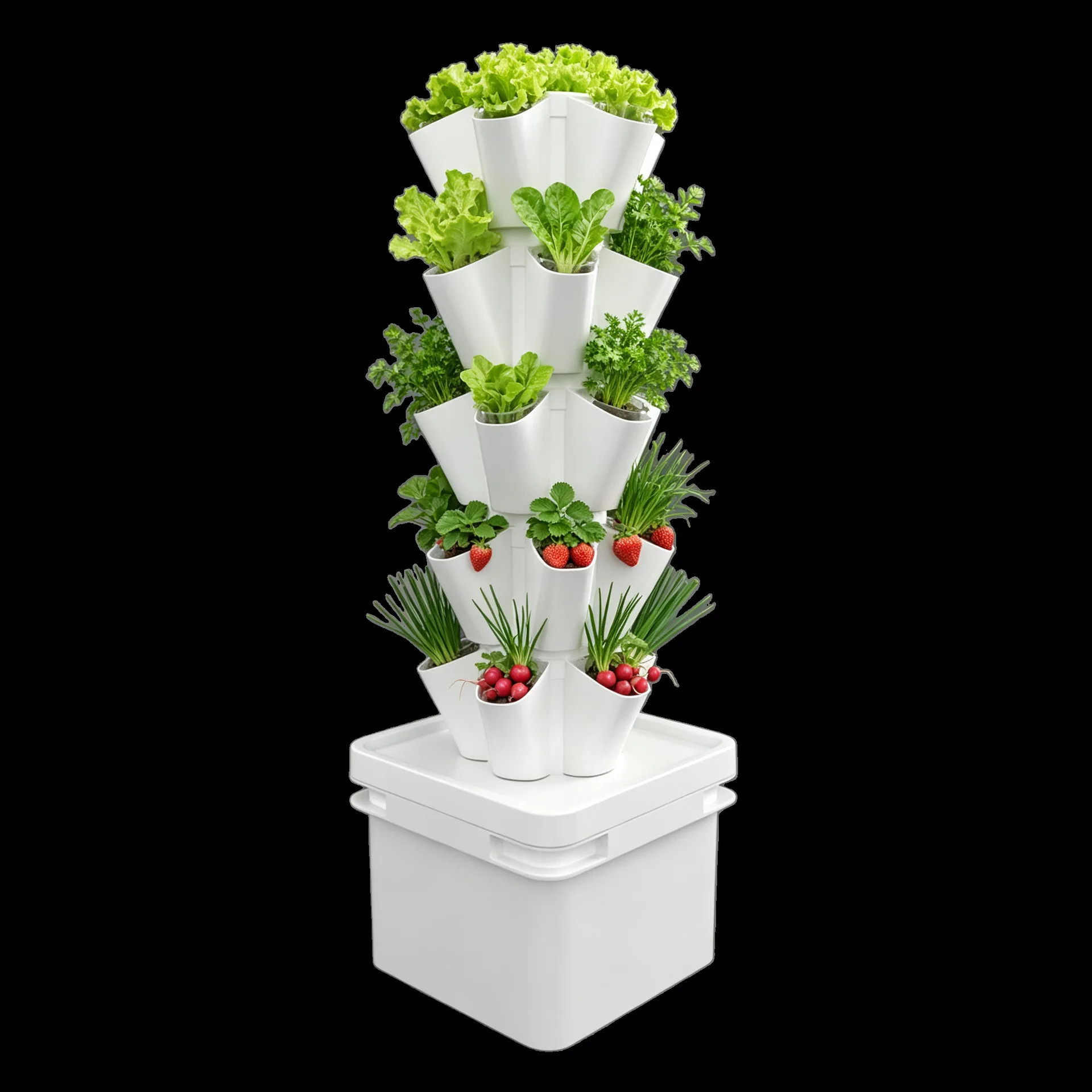 8 Liters Hydroponic Planting Tower, Soilless Cultivation Planting Equipment, Hydroponic Column, Soilless Cultivation Column