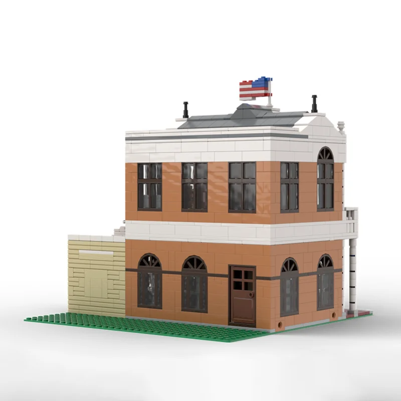 บล็อกตัวต่อ Moc ห้องส่งเสริมการค้าดีลักซ์เทคโนโลยีโมดูลาร์อิฐของขวัญคริสต์มาสของเล่น DIY ชุดประกอบ